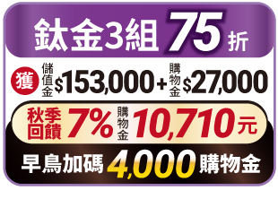 鈦金卡三組