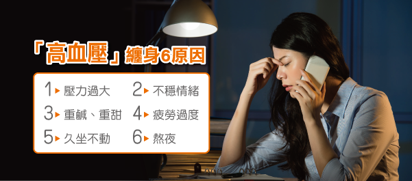 6大導致高血壓原因